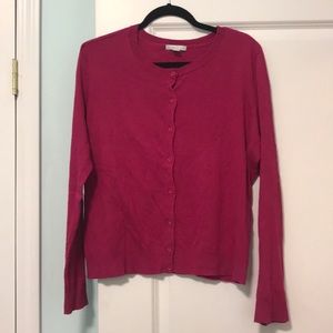 New York & Company Hot Pink Cardigan.